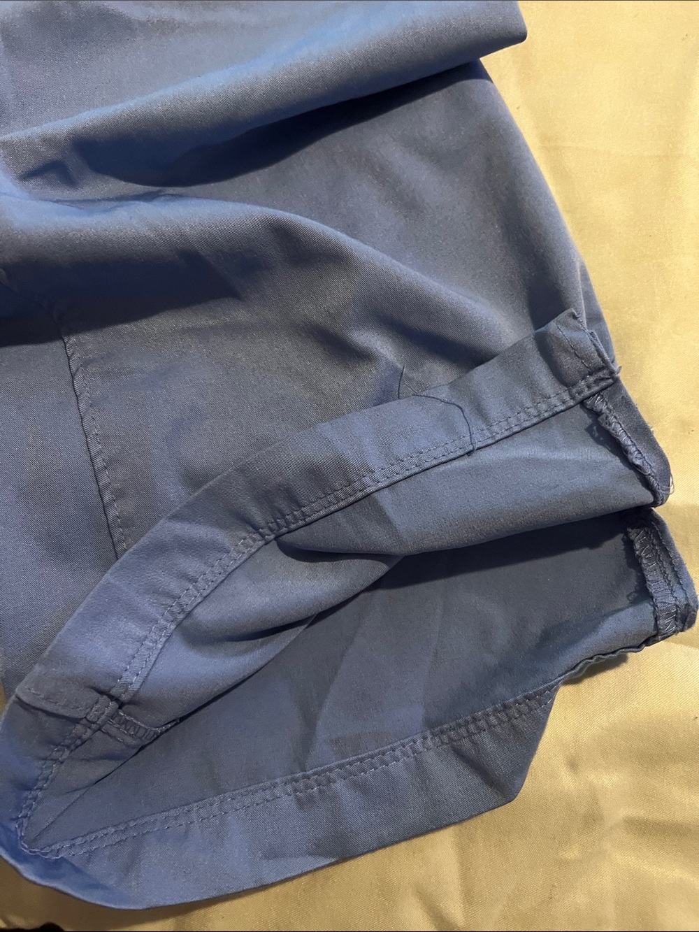 Light Blue Utility Drawstring Scrub Pants - Picture 5 of 9